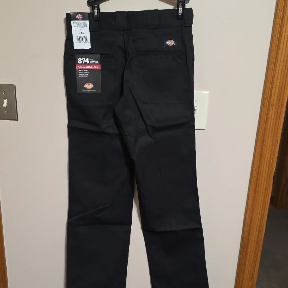 Dickies Men's Classic Black Dress Pants